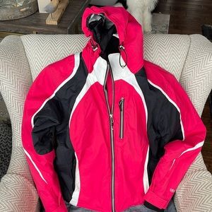 Pink ski jacket OBERMEYER
